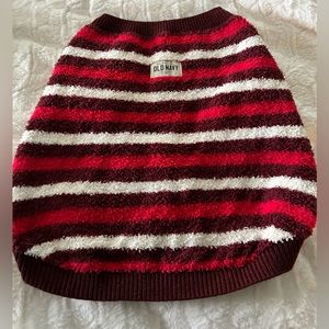 COZY STRIPED DOGGIE SWEATER